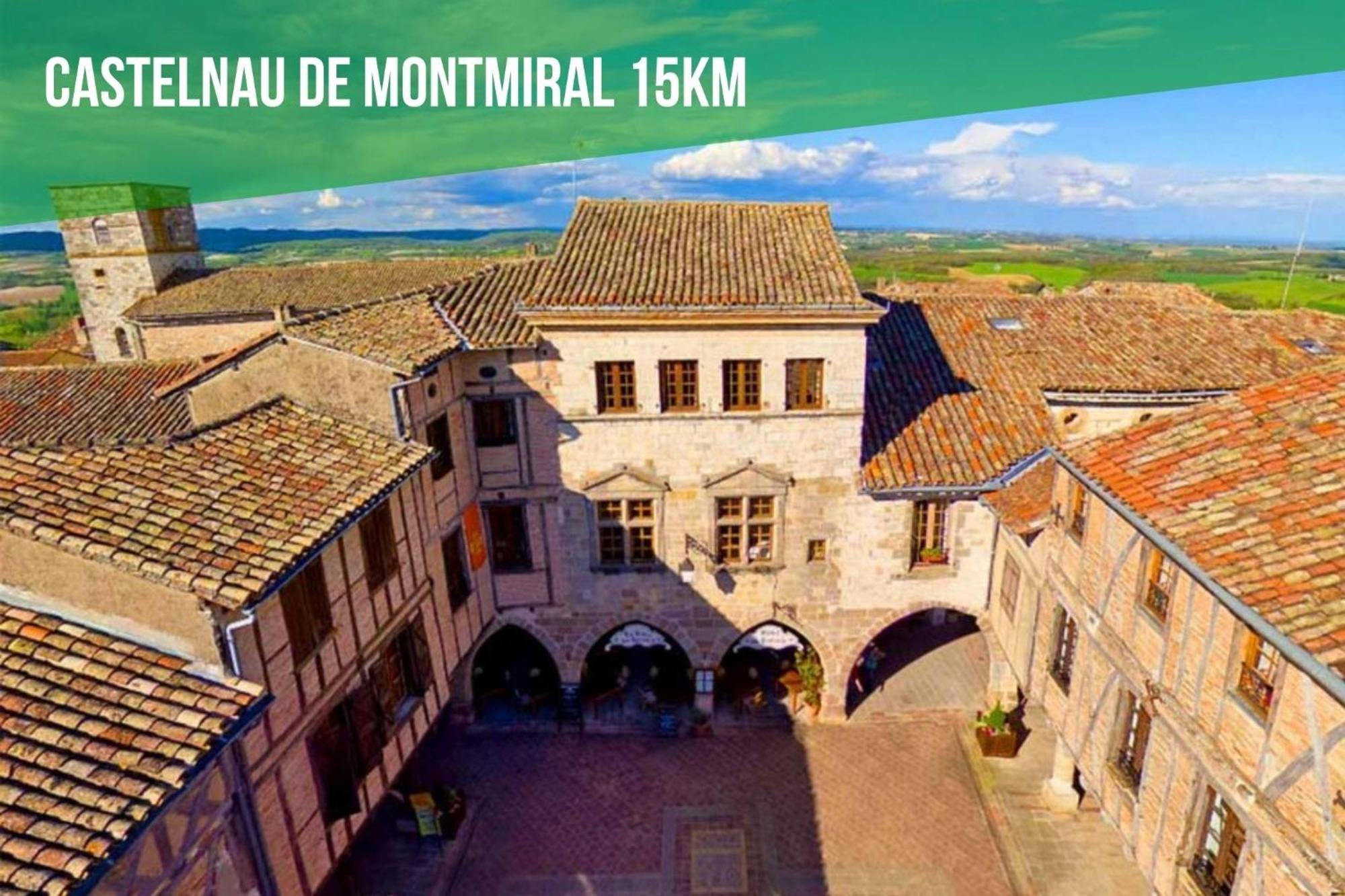 Le Cottage Nature Vigne Rouge Sauna Gaillac Entre Albi-Toulouse & Les Cottages Du Tarn Brens  ภายนอก รูปภาพ